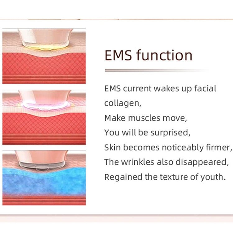 K - SKIN OP9910 EMS Anti - Aging RF Skin Lifting Face Massager For Home Use EMS Technology 3 Adjustable Levels Wrinkles Removal - British D'sire