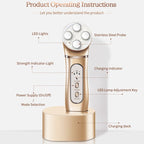 K - SKIN OP9910 EMS Anti - Aging RF Skin Lifting Face Massager For Home Use EMS Technology 3 Adjustable Levels Wrinkles Removal - British D'sire
