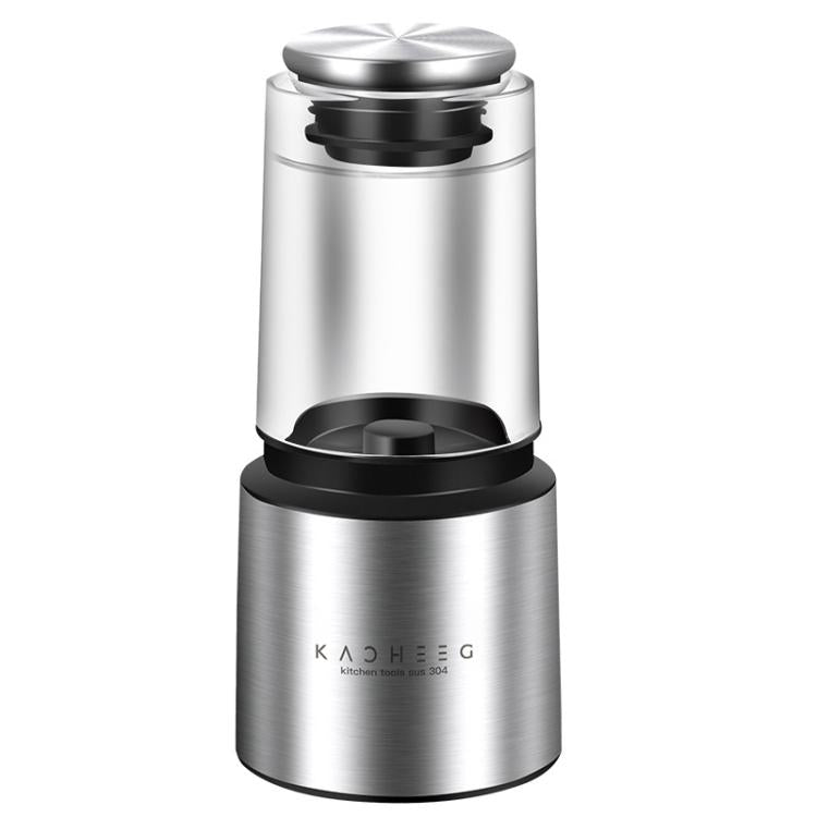 Kacheeg 70ml Transparent Pepper Grinder with Adjustable Coarse to Fine Ceramic Blades 11 x 4.9 x 4cm - British D'sire