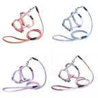 KAFULI Pet Adjustable I - Shape Harness Leash, Size: S(Orange Yellow) - British D'sire