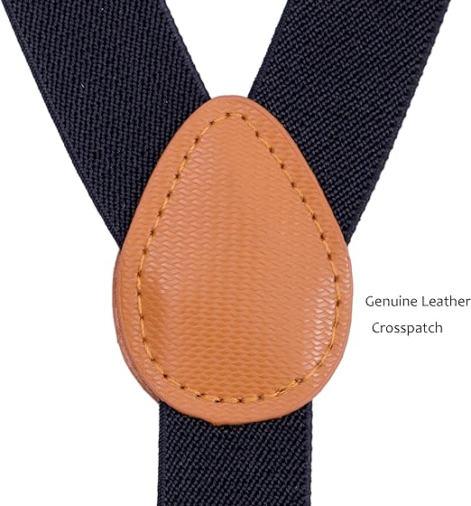 Kajeer Braces for Kids Boys Girls - Adjustable Elastic Y - Back Strong Clips Suspenders - suspenders - British D'sire