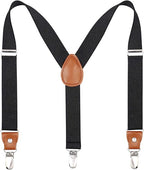 Kajeer Braces for Kids Boys Girls - Adjustable Elastic Y - Back Strong Clips Suspenders - suspenders - British D'sire