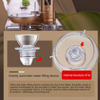 KAMJOVE B7 Full Intelligent Automatic Water Heating Electric Kettle Electric Tea Stove, Specification:CN Plug - British D'sire