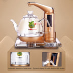 KAMJOVE B7 Full Intelligent Automatic Water Heating Electric Kettle Electric Tea Stove, Specification:CN Plug - British D'sire