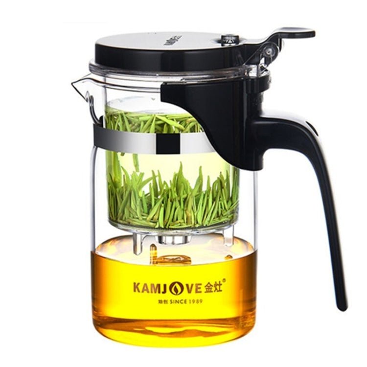 KAMJOVE Elegant Cup Bubble Teapot Office Flower Teapot Heat - resistant Glass Tea Set, Model:K - 200 400ML - British D'sire Main image