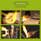 KAMJOVE Elegant Cup Bubble Teapot Office Flower Teapot Heat - resistant Glass Tea Set, Model:K - 205 900ML - British D'sire