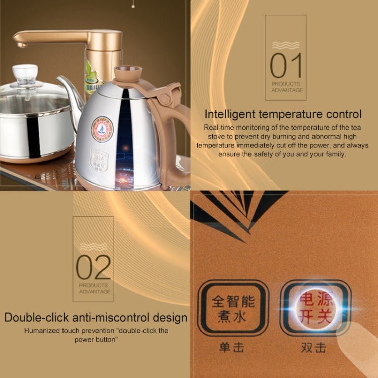 KAMJOVE V2 Automatic Water Heater Electric Kettle Electric Tea Kettle, Specification:CN Plug - British D'sire
