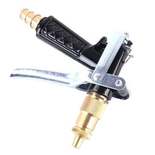 KANEED High Pressure Pure Copper Hose Nozzle Sprayer for Car Washing Garden/Lawn Watering Room/Deck/Floor Cleaning Support Adjustable Water Flow(Yellow) - British D'sire