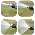 KANEED High Pressure Water Hose Nozzle Copper Water Gun Head for Home Car Washing(Blue) - British D'sire