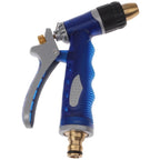 KANEED High Pressure Water Hose Nozzle Copper Water Gun Head for Home Car Washing(Blue) - British D'sire