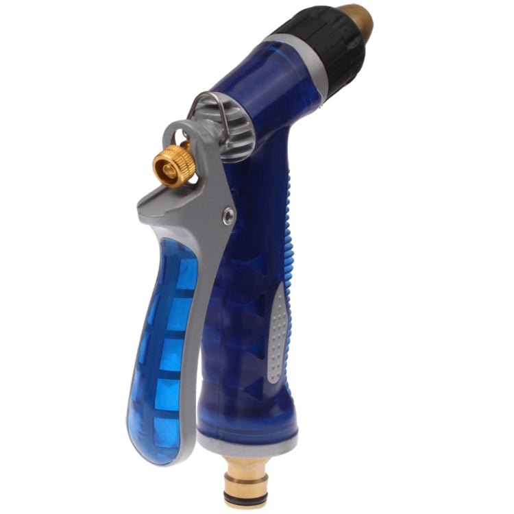 KANEED High Pressure Water Hose Nozzle Copper Water Gun Head for Home Car Washing(Blue) - British D'sire