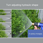 KANEED High Pressure Water Hose Nozzle Copper Water Gun Head for Home Car Washing(Blue) - British D'sire