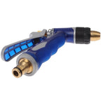 KANEED High Pressure Water Hose Nozzle Copper Water Gun Head for Home Car Washing(Blue) - British D'sire