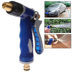 KANEED High Pressure Water Hose Nozzle Copper Water Gun Head for Home Car Washing(Blue) - British D'sire