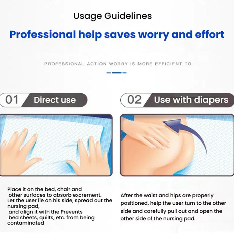 KangYi Doctor 10pcs /Pack 60x90cm Reinforced Diaper Pad Disposable Bed Sheet - British D'sire