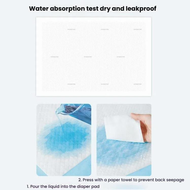 KangYi Doctor 10pcs /Pack 60x90cm Reinforced Diaper Pad Disposable Bed Sheet - British D'sire