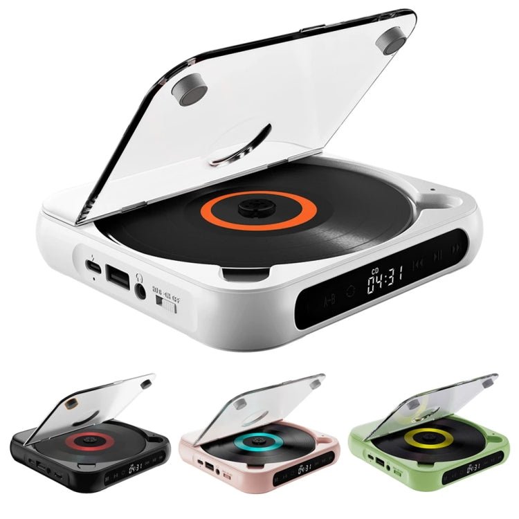 Kecag KC-918 Bluetooth CD Player Rechargeable Touchscreen Small Music Walkman(Black) Secondary image