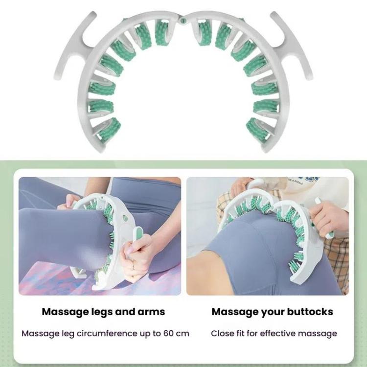 KEDU Leg Roller Massager Slimming Leg Roller Inner Thigh Calf Muscle Relaxation Trainer Manual Massager(Avocado Green) - British D'sire