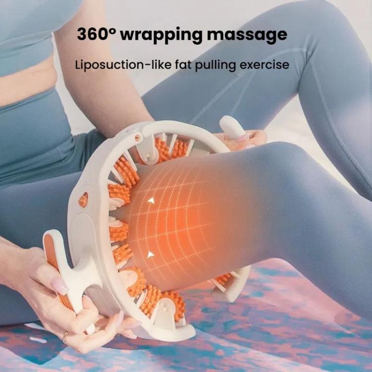 KEDU Leg Roller Massager Slimming Leg Roller Inner Thigh Calf Muscle Relaxation Trainer Manual Massager(Brick Red) - British D'sire