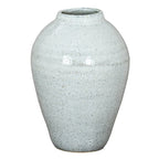 Kemi Large Olpe Vase - Grey Glass Decorative Vase - Vases - British D'sire