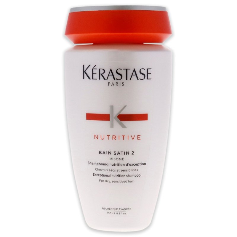 Kerastase - Nutritive Bain Satin 2 Shampoo for Unisex - 8.5 oz Shampoo - Shampoo - British D'sire