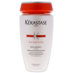 Kerastase - Nutritive Bain Satin 2 Shampoo for Unisex - 8.5 oz Shampoo - Shampoo - British D'sire