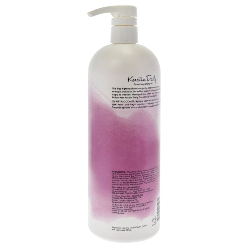 Keratin Perfect - Keratin Daily Shampoo for Unisex - 32 oz Shampoo - Shampoo - British D'sire