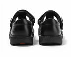Kickers Junior's Kick T Vel Leather T Bar Shoes Black - Shoes - British D'sire