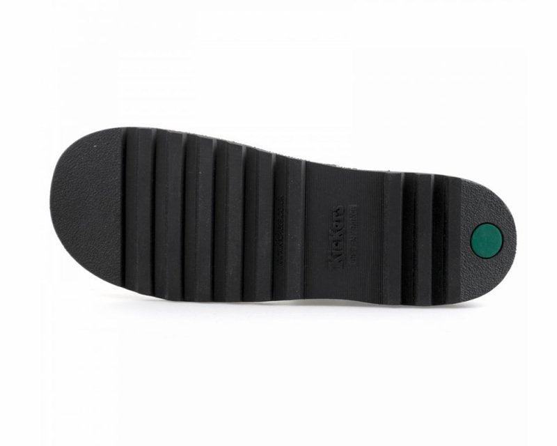 Kickers Kick T Y T Bar Leather Shoes Black - Shoes - British D'sire