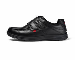 Kickers Reasan Strap Leather AM 112801 Shoes Black - Shoes - British D'sire