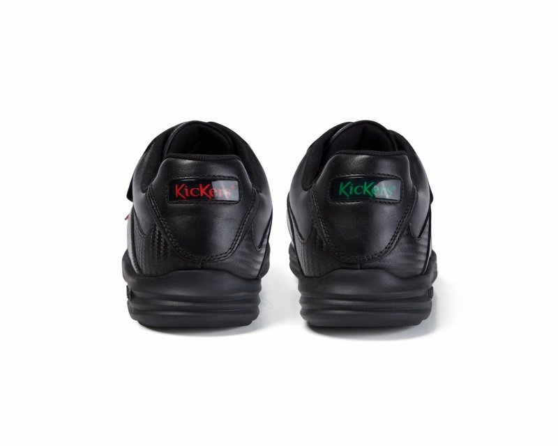 Kickers Reasan Strap Leather AM 112801 Shoes Black - Shoes - British D'sire
