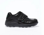 Kickers Reasan Strap Leather JM 112823 Kid's Shoes Black - Shoes - British D'sire