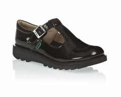 Kickers Sdkick T Core Patent Leather 112533 T BAR Shoes Black - Shoes - British D'sire