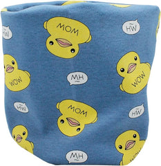 Kids Boys Girls Cotton Multi Use Neck Warmer Scarf Hat Bandana - Duck Blue - British D'sire