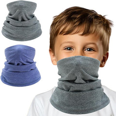 Kids Neck Gaiter, Kids Neck Warmer Face Covering Mask Thermal Scarf Multifunctional Headwear for Skiing Running Cycling Outdoor Sports - British D'sire