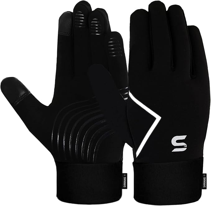 Kids Running Sports Gloves Cycling Boys Winter Touch Screen Thermal Children Girls Windproof Outdoor Anti - slip Gloves Warm Bike Riding Football Walking Ski Ages 4 - 12 - Kids Accessories - British D'sire Main image