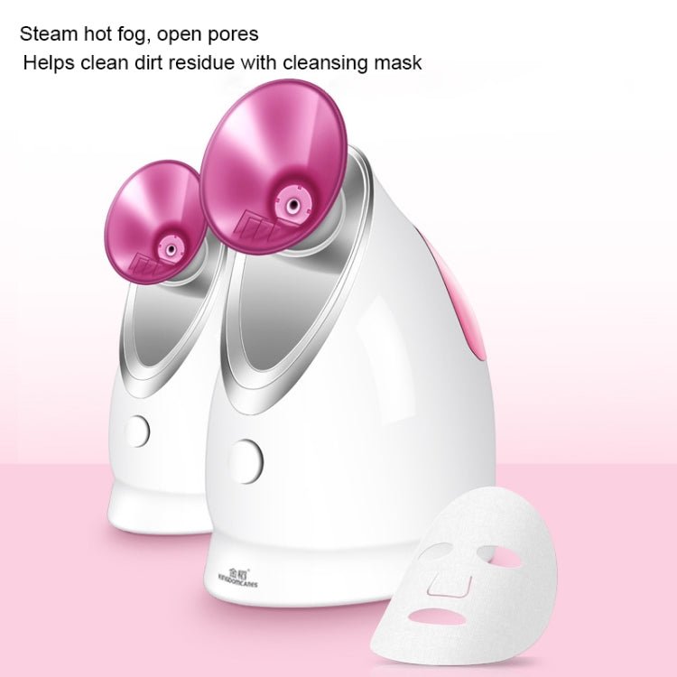 KINGOMCARES KD - 2331A Nano Spray Moisturizing Face Steaming Device(White) - British D'sire