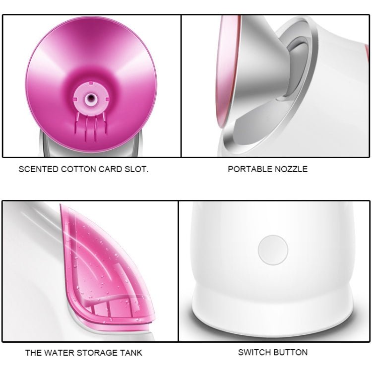 KINGOMCARES KD - 2331A Nano Spray Moisturizing Face Steaming Device(White) - British D'sire