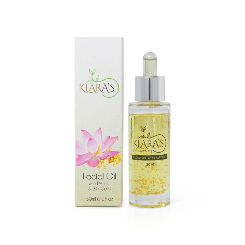 Klara's Retinol Facial Oil with Vitamin A, Avocado & Jojoba – Anti-Aging Dry Oil for Rejuvenation & Hydration. - Face Care - British D'sire