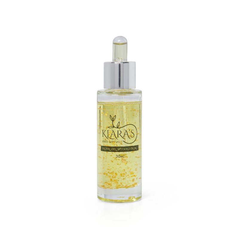 Klara's Retinol Facial Oil with Vitamin A, Avocado & Jojoba – Anti-Aging Dry Oil for Rejuvenation & Hydration. - Face Care - British D'sire