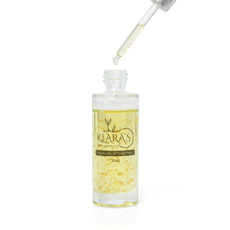 Klara's Retinol Facial Oil with Vitamin A, Avocado & Jojoba – Anti-Aging Dry Oil for Rejuvenation & Hydration. - Face Care - British D'sire
