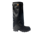 Knee High Faux Leather Fold Over Chunky Sole Boots - Boots - British D'sire