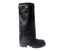 Knee High Faux Leather Fold Over Chunky Sole Boots - Boots - British D'sire