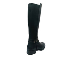 Knee High Full Zip Faux Leather Boots - Boots - British D'sire