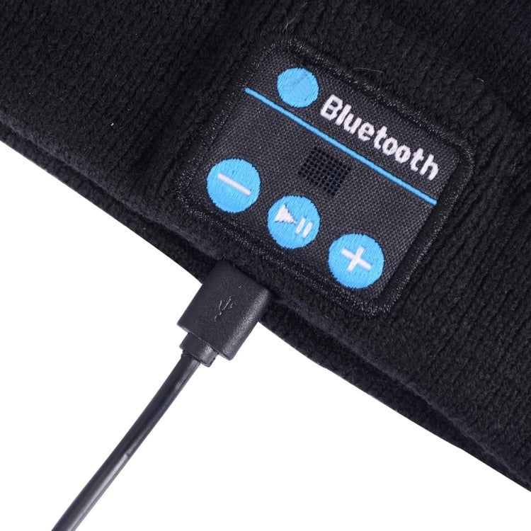 Knitted Bluetooth Headsfree Sport Music Headband with Mic for iPhone / Samsung and Other Bluetooth Devices(Black) - British D'sire