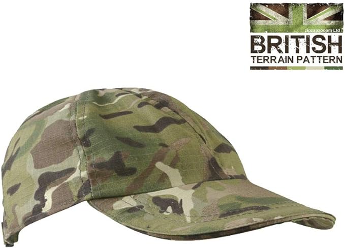Kids Tactical Camo Baseball Cap – Kombat Army Style Secondary image