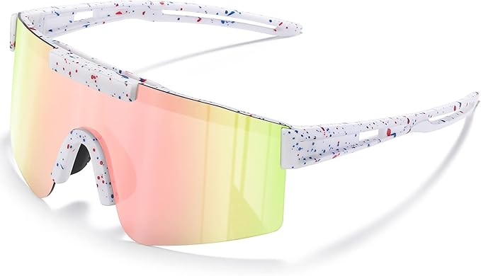 konqkin Cycling Glasses - Sports - Sunglasses - Mens - Womens - Polarised Sun Glasses UV400 Protection Ski Goggles Outdoor Bicycle Motorbike Driving Fishing Hiking Include 30 Colors - British D'sire