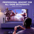 KOTION EACH G2000 Wired Game Headphones with LED Light(Black Red) - Headphone - British D'sire