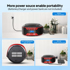 Kuephom W17 Portable Home CD Music Walkman FM Bluetooth Player UK Plug - British D'sire