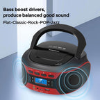Kuephom W17 Portable Home CD Music Walkman FM Bluetooth Player UK Plug - British D'sire